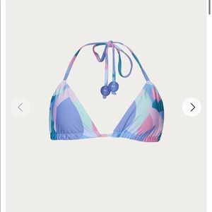 Beach Riot Top never used. Winona Top. Unpadded triangle top. 80%Nylon 20% Lycra